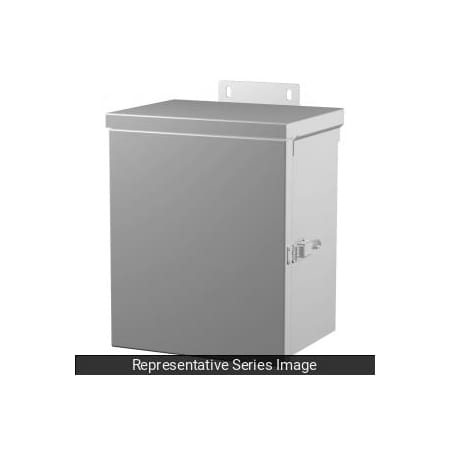 Hammond Type 3R Hinge Cover, 8 x 8 x 6, Steel/Gray C3R886HCR